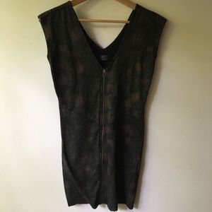 Front zip dress by Obey, size S